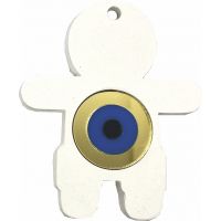 Μπομπονιέρα Plexi Glass μάτι σε κεραμικό 37006