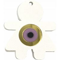 Μπομπονιέρα Plexi Glass μάτι σε κεραμικό 37015