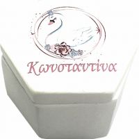 Μπομπονιέρα Κεραμική Μπιζουτιέρα 37018 Χονδρική Γάμος Βάπτιση