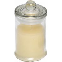 Αξεσουάρ Διακόσμησης Γυάλινο Μπουκάλι με Κερί 01065 Χονδρική Γάμος Βάπτιση