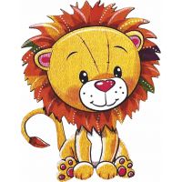 Ξύλινο Στοιχείο Λιοντάρι 35020 Χονδρική Γάμος Βάπτιση