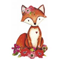 Ξύλινο στοιχείο Αλεπού 35007 Χονδρική Γάμος Βάπτιση