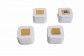 Μπομπονιέρα Κεραμική Μπιζουτιέρα με Plexi Glass 37091 Χονδρική Γάμος Βάπτιση