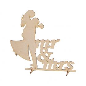 Ξύλινο Διακοσμητικό 04242 Χονδρική Γάμος Βάπτιση