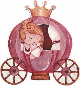 Ξύλινο στοιχείο Άμαξα 35018 Χονδρική Γάμος Βάπτιση