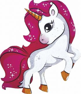 Ξύλινο στοιχείο Μονόκερος 35014 Χονδρική Γάμος Βάπτιση