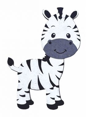 Ξύλινο Στοιχείο Ζέβρα 35012 Χονδρική Γάμος Βάπτιση