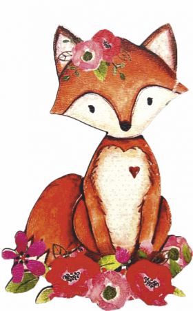 Ξύλινο στοιχείο Αλεπού 35016 Χονδρική Γάμος Βάπτιση